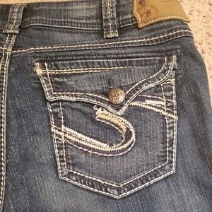 Silver Suki Surplus Jeans 34x32